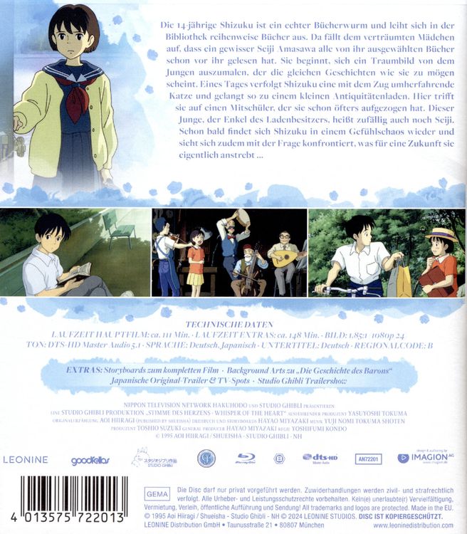 Produktbild: Stimme des Herzens - Whisper of the Heart - White Edition