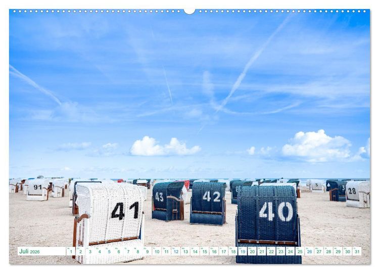 Produktbild: Schillig und Horumersiel - Im Wangerland unterwegs (hochwertiger Premium Wandkalender 2026 DIN A2 quer), Kunstdruck in Hochglanz