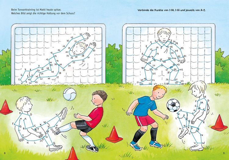 Produktbild: Von Punkt zu Punkt 1 bis 145. Fu&szlig;ball, Fahrzeuge & Baustelle