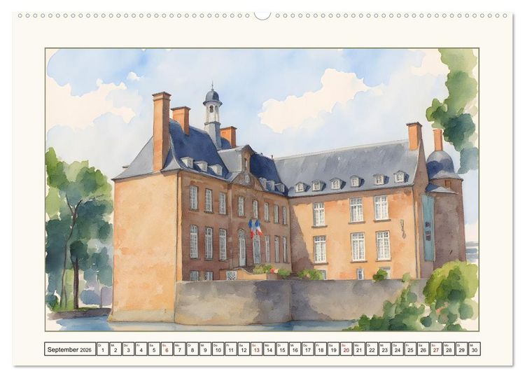 Produktbild: Reise durch die Normandie (Wandkalender 2026 DIN A2 quer), CALVENDO Monatskalender