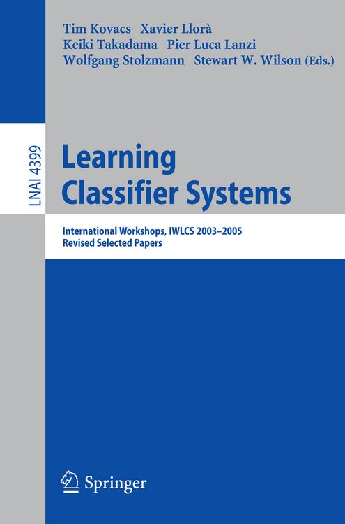 Produktbild: Learning Classifier Systems