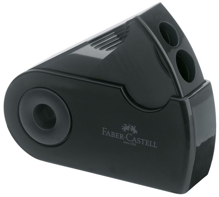 Produktbild: Faber-Castell Doppelspitzdose Sleeve schwarz