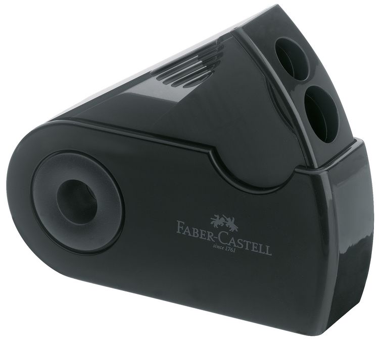 Produktbild: Faber-Castell Doppelspitzdose Sleeve schwarz