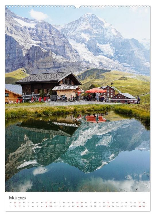 Produktbild: Schweiz (hochwertiger Premium Wandkalender 2026 DIN A2 hoch), Kunstdruck in Hochglanz