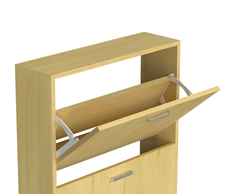 Produktbild: Holz Regal Schuhschrank Schuhkipper Sulos M