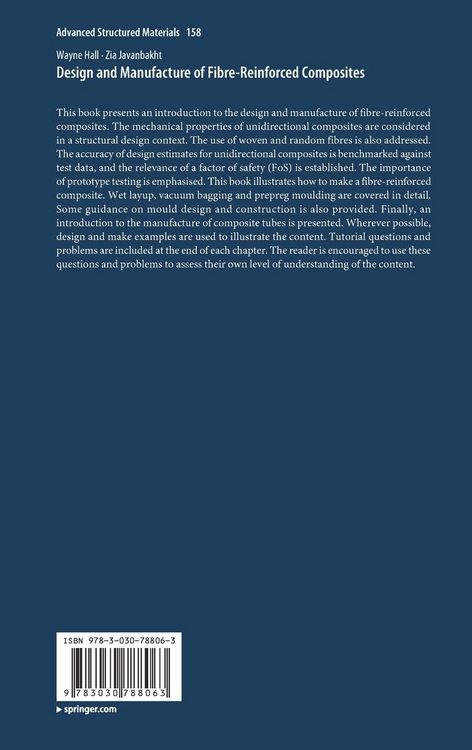 Produktbild: Design and Manufacture of Fibre-Reinforced Composites