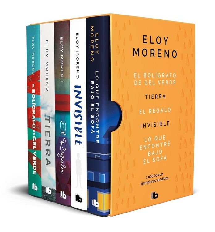 Produktbild: Estuche Eloy Moreno Con: El Bol&iacute;grafo de Gel Verde -Tierra - El Regalo - Invisible - Lo Que Encontr&eacute; Bajo El Sof&aacute; / Eloy Moreno. Boxed Set