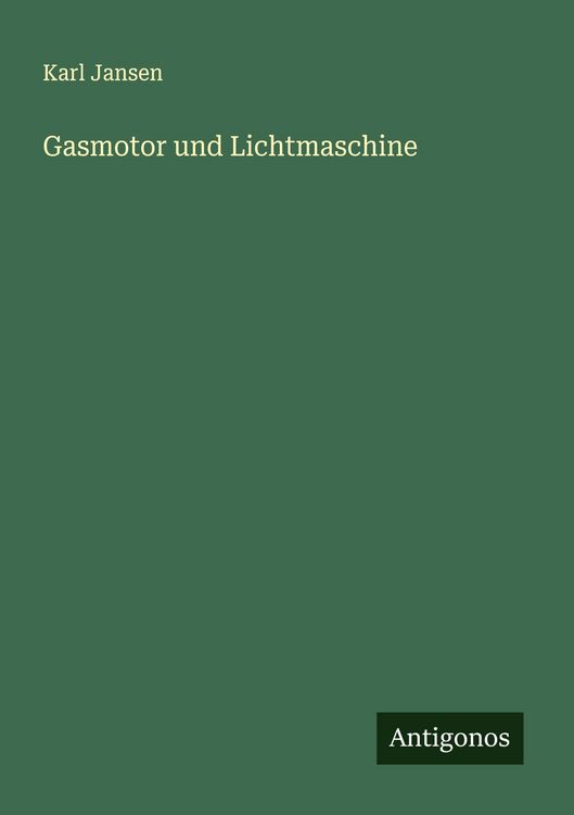 Produktbild: Gasmotor und Lichtmaschine