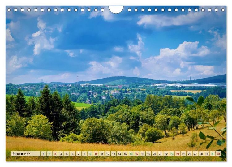Produktbild: Landgemeinde Stadt Gro&szlig;breitenbach - mit Goldisthal (Wandkalender 2027 DIN A4 quer), CALVENDO Monatskalender