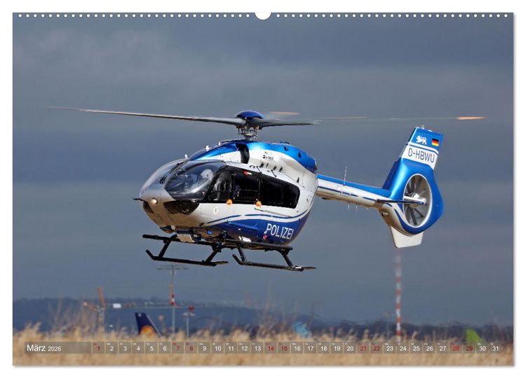 Produktbild: Helikopter in der Luft 2.0 (hochwertiger Premium Wandkalender 2026 DIN A2 quer), Kunstdruck in Hochglanz