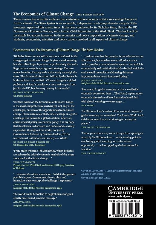 Produktbild: The Economics of Climate Change