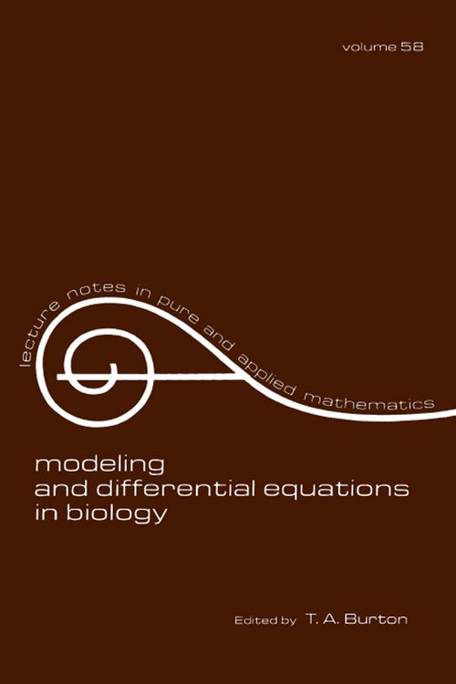 Produktbild: Modeling and Differential Equations in Biology
