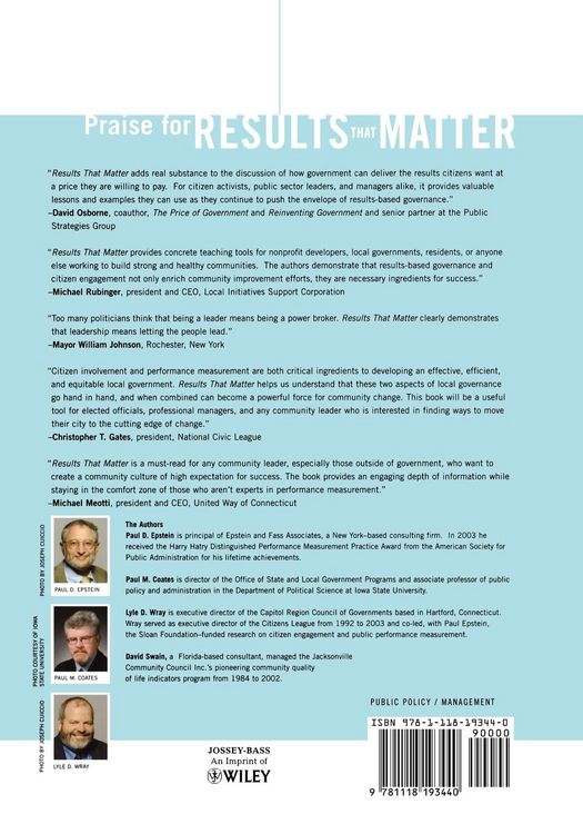 Produktbild: Results That Matter