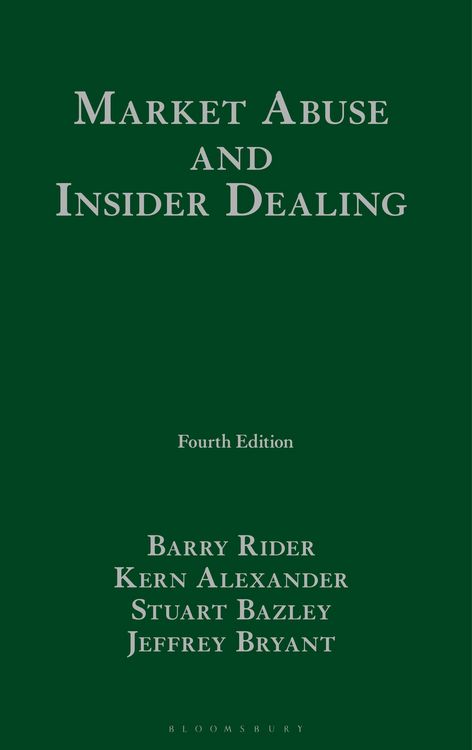 Produktbild: Market Abuse and Insider Dealing