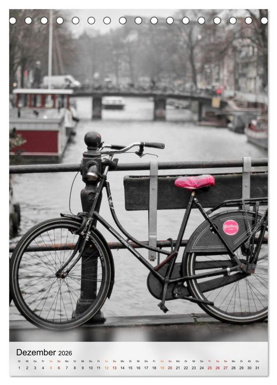 Produktbild: Fahrrad Alltag (Tischkalender 2026 DIN A5 hoch), CALVENDO Monatskalender