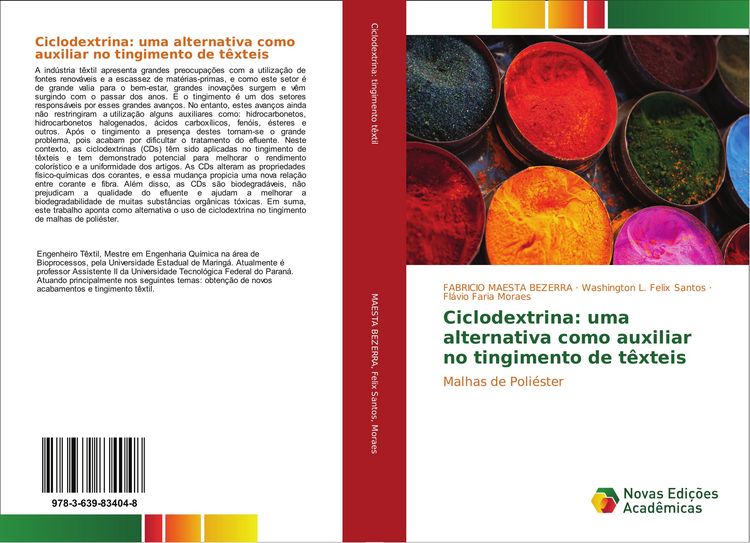 Produktbild: Ciclodextrina: uma alternativa como auxiliar no tingimento de t&ecirc;xteis