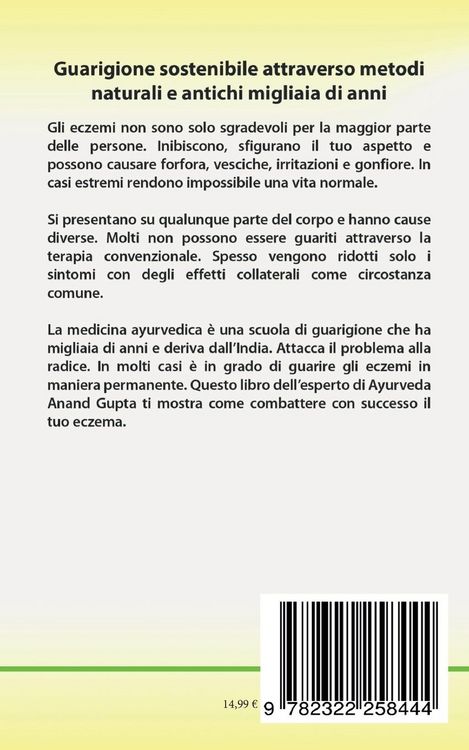 Produktbild: La cura ayurvedica dell'eczema