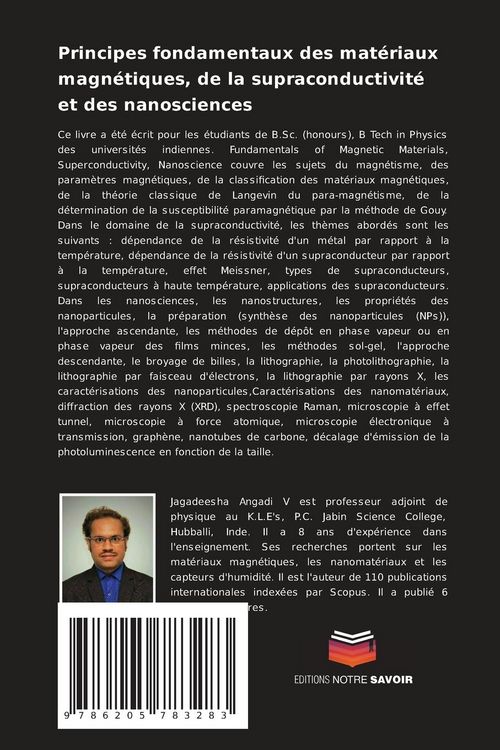 Produktbild: Principes fondamentaux des mat&eacute;riaux magn&eacute;tiques, de la supraconductivit&eacute; et des nanosciences