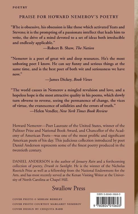 Produktbild: The Selected Poems Of Howard Nemerov