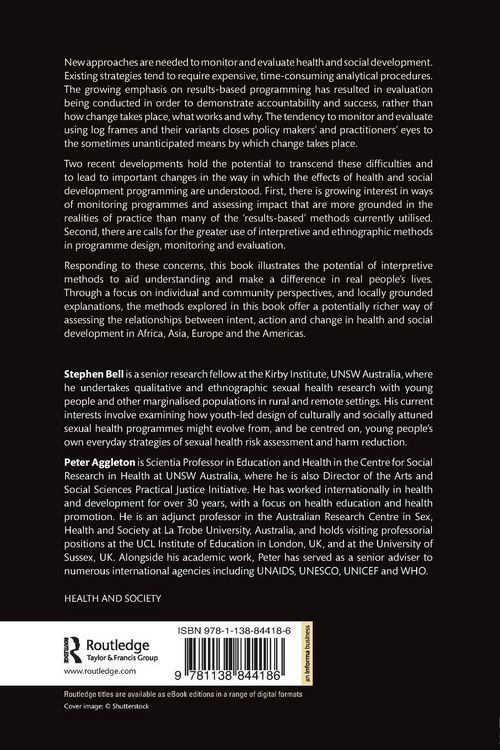 Produktbild: Monitoring and Evaluation in Health and Social Development
