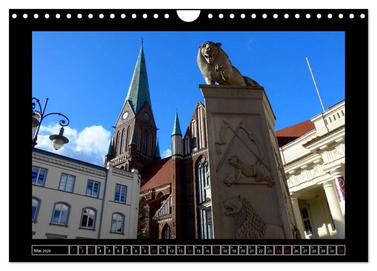 Produktbild: Residenzstadt Schwerin (Wandkalender 2026 DIN A4 quer), CALVENDO Monatskalender