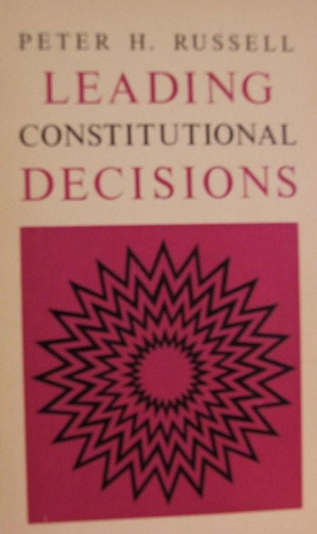 Produktbild: Leading Constitutional Decisions