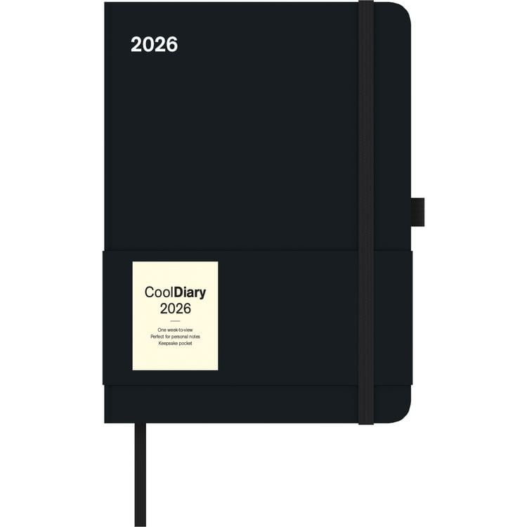 Produktbild: Black 2026 - Diary - Buchkalender - Taschenkalender - 16x22