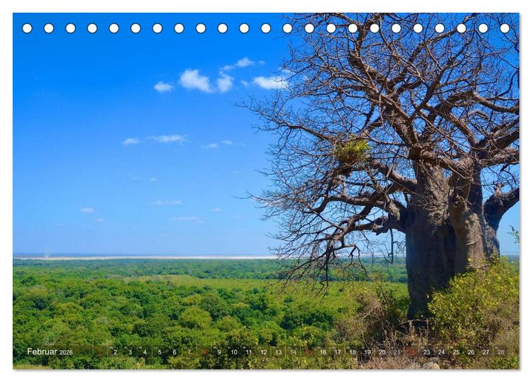 Produktbild: Tansania - Faszinierendes Afrika (Tischkalender 2026 DIN A5 quer), CALVENDO Monatskalender