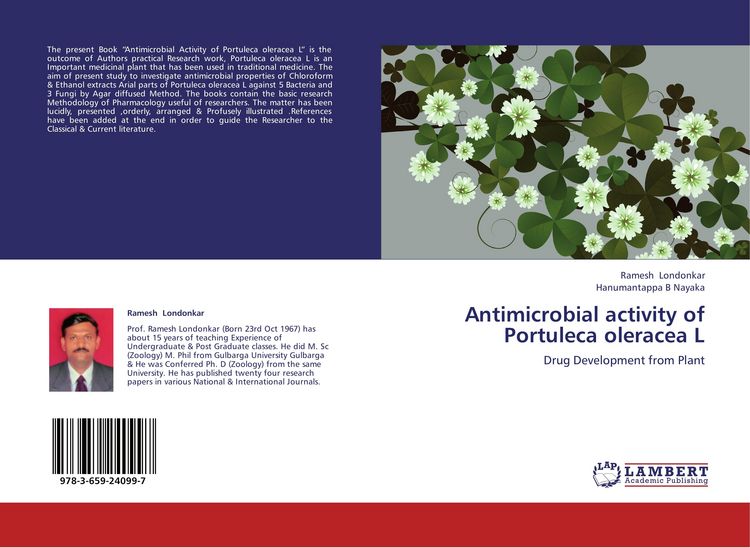 Produktbild: Antimicrobial activity of Portuleca oleracea L