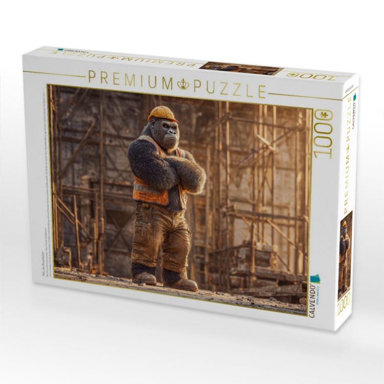 Produktbild: CALVENDO Puzzle Max, der Bauarbeiter | 1000 Teile Lege-Gr&ouml;&szlig;e 64x48cm Foto-Puzzle f&uuml;r gl&uuml;ckliche Stunden