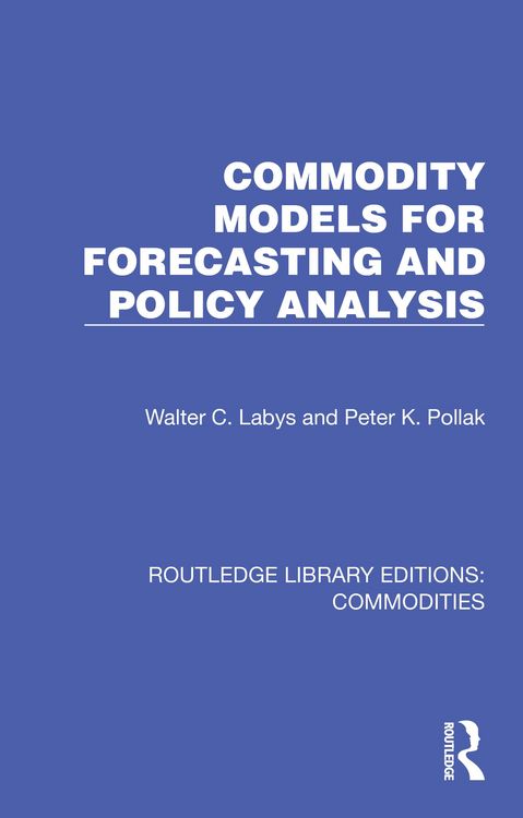 Produktbild: Commodity Models for Forecasting and Policy Analysis