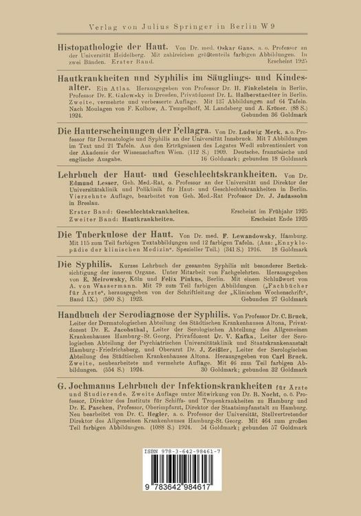 Produktbild: Vorlesungen &Uuml;ber Histo-Biologie der Menschlichen Haut und Ihrer Erkrankungen