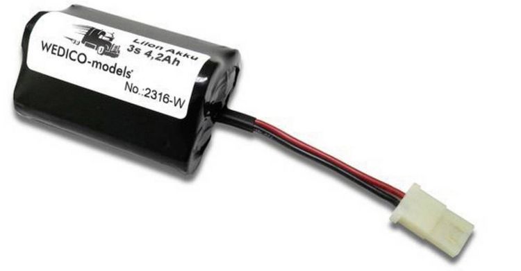 Produktbild: WEDICO-models Modellbau-Akkupack (LiIon) 11.1V 4200 mAh AMP