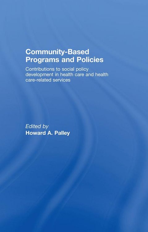 Produktbild: Community-Based Programs and Policies