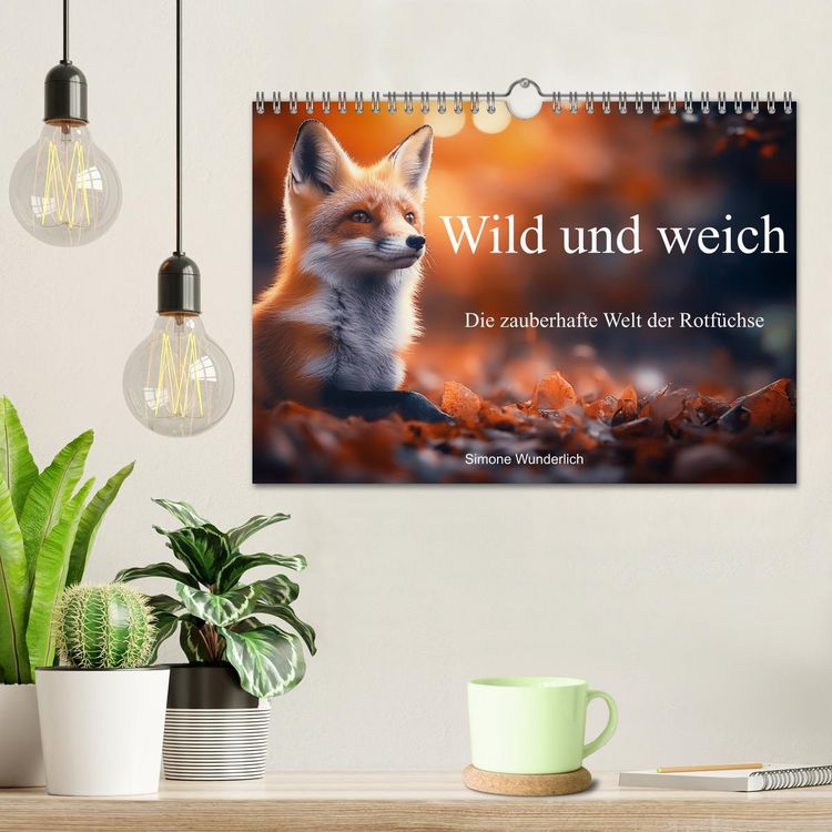 Produktbild: Wild und weich - Die zauberhafte Welt der Rotf&uuml;chse (Wandkalender 2026 DIN A4 quer), CALVENDO Monatskalender