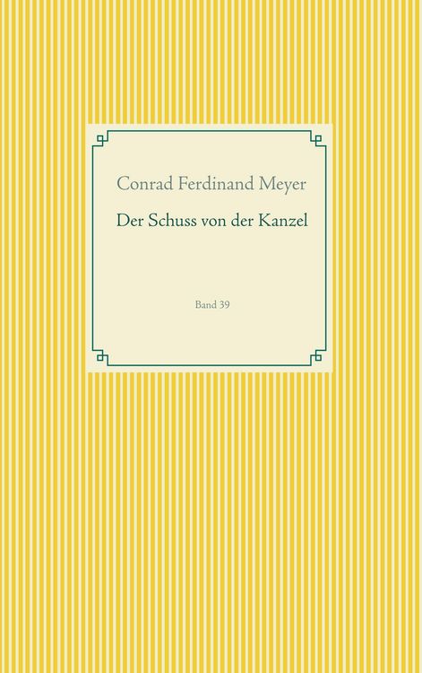 Produktbild: Der Schuss von der Kanzel