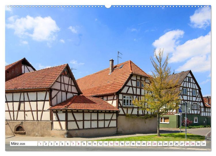 Produktbild: Gro&szlig; Umstadt vom Frankfurter Taxifahrer (Wandkalender 2026 DIN A2 quer), CALVENDO Monatskalender