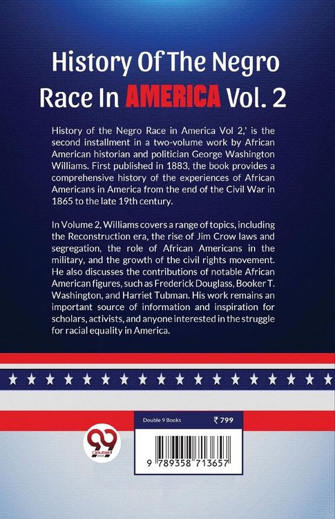 Produktbild: History Of The Negro Race In America Vol. 2