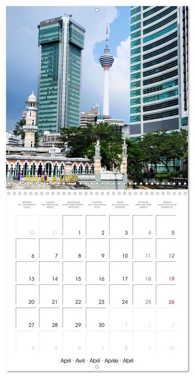 Produktbild: Kuala Lumpur simply adorable (Wall Calendar 2026 12 &times; 12 Inch) CALVENDO 12 Month Wall Calendar