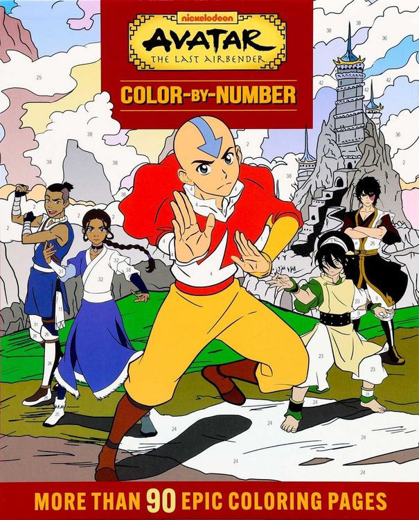 Produktbild: Avatar the Last Airbender Color-By-Number