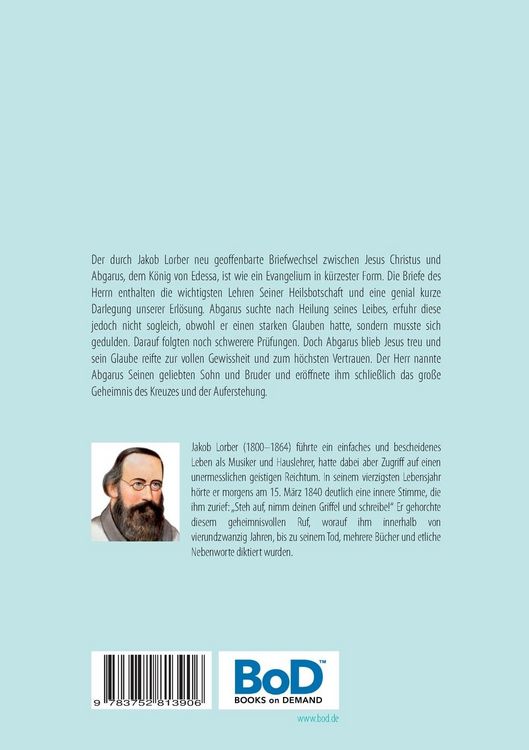 Produktbild: Briefwechsel zwischen Jesus Christus und Abgarus