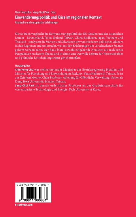 Produktbild: Einwanderungspolitik und Krise im regionalen Kontext