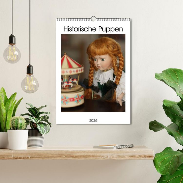 Produktbild: Historische Puppen (Wandkalender 2026 DIN A3 hoch), CALVENDO Monatskalender