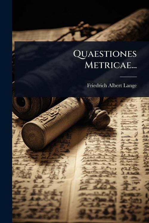 Produktbild: Quaestiones Metricae...