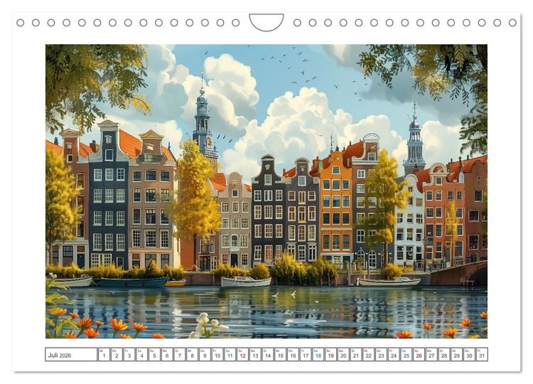 Produktbild: Reisest&auml;dte Europas (Wandkalender 2026 DIN A4 quer), CALVENDO Monatskalender