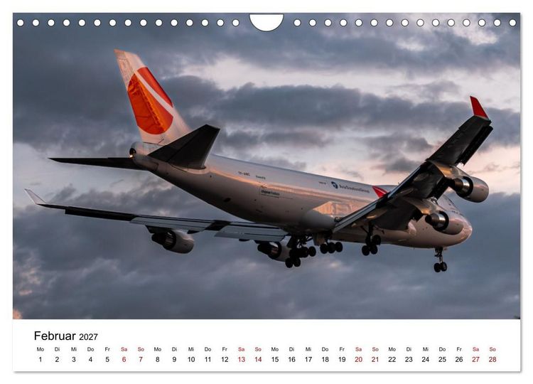 Produktbild: Boeing 747 Kalender (Wandkalender 2027 DIN A4 quer), CALVENDO Monatskalender