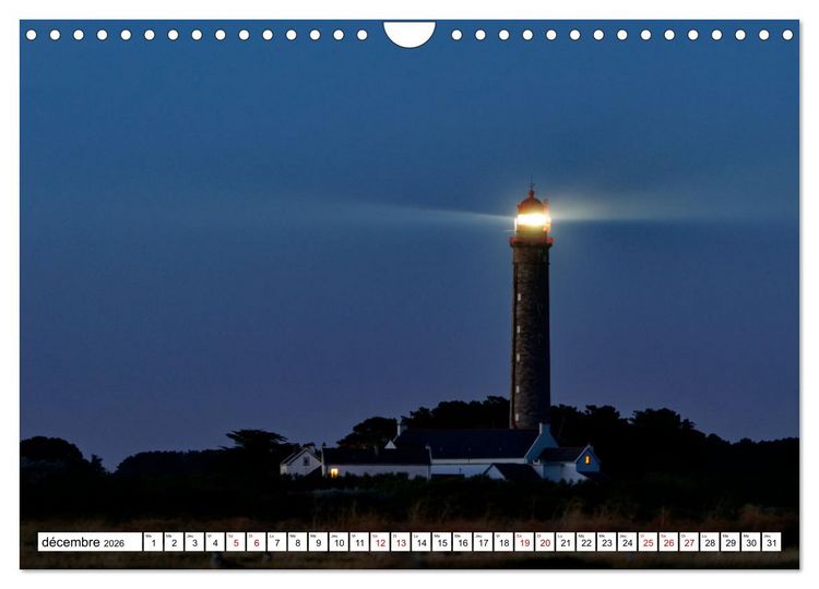 Produktbild: Belle-&icirc;le-en-Mer - un paradis breton (Calendrier mural 2026 DIN A4 vertical), CALVENDO calendrier mensuel