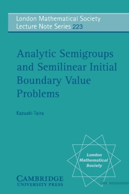 Produktbild: Analytic Semigroups and Semilinear Initial Boundary Value Problems