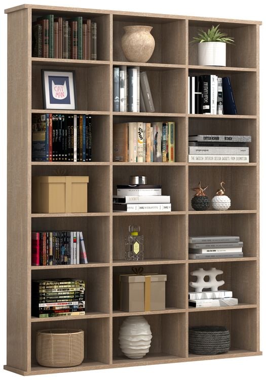 Produktbild: Holz CD DVD Standregal B&uuml;cherregal Regal Megosa M
