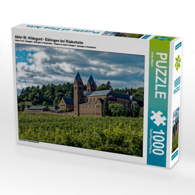 Produktbild: CALVENDO Puzzle Abtei St. Hildegard - Eiblingen bei R&uuml;desheim | 1000 Teile Lege-Gr&ouml;&szlig;e 64x48cm Foto-Puzzle f&uuml;r gl&uuml;ckliche Stunden